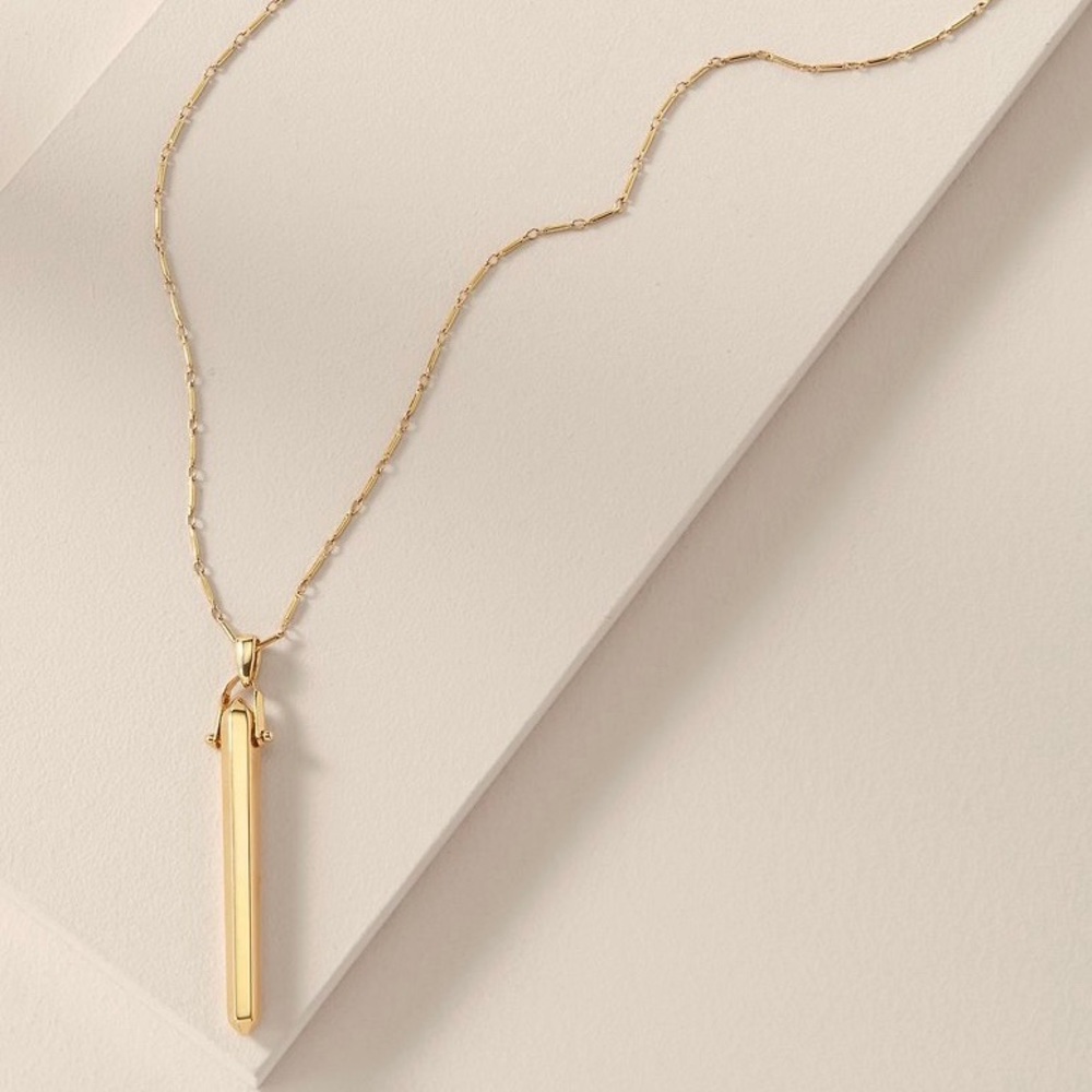 Stella & Dot Gold Rebel Pendant